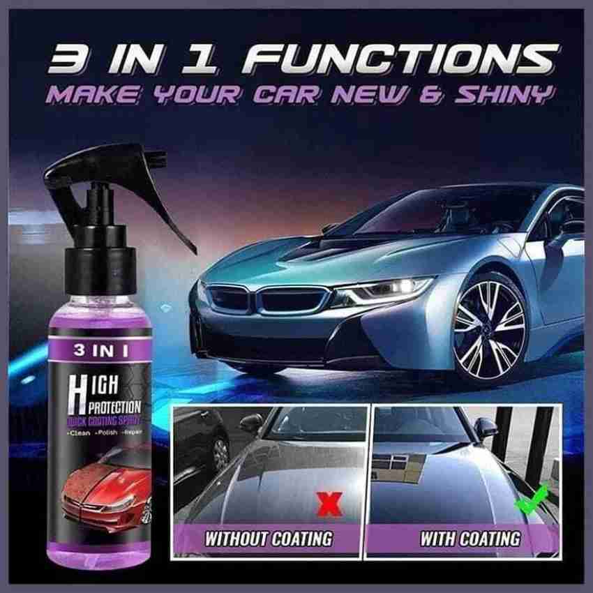 PARTH ENTERPRISE Car Polish Spray 3 in 1 High Protection Quick Car Coating  Spray, Car Wax Polish Spray Vehicle Interior Cleaner Price in India - Buy  PARTH ENTERPRISE Car Polish Spray 3